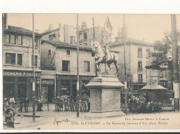 42 // SAINT ETIENNE   La Statue De Jehanne D Ardc  Place Boivin  1235 - Saint Etienne