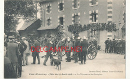 41 // COUR CHEVERNY   Fête Du 23 Aout 1908 - La Manœuvre Des Pompiers - Cheverny