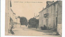 26 // SAUZET   La Mairie Et Avenue De Marsanne - Autres & Non Classés