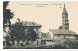 04 // LA BREOLE Eglise école Monument - Autres & Non Classés