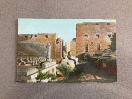 Karnak View Of The Temple Carte Postale Postcard - Andere & Zonder Classificatie