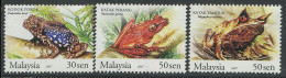 Malaysia:Unused Stamps Serie Frogs, 2007, MNH - Grenouilles