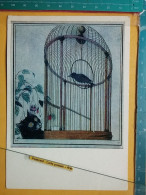 KOV 484-96 - PEINTURE, PENTRE, ART - NARBUT - BIRD, OISEAU, CAT, CHAT - Paintings