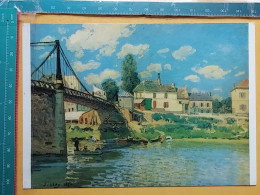 KOV 484-95 - PEINTURE, PENTRE, ART - ALFRED SISLEY - LA PONT A VILLENEUVE LA GARENNE - Paintings