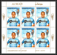 Ajman - 5049b N°355 Rudi Altig Germany Velo Cycling 1969 Feuille Complete (sheet) MNH Tour D'espagne1962 - Cycling