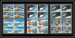 Ajman - 4745xx N°333/338 A Espace Space Apollo Gagarin 1968 Neuf ** MNH Full Set Bloc 4 - Asia