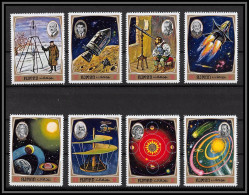 Ajman - 4741 N°991/998 A Espace Space Research 1971 Copernicus Kepler Galilei Newton Da Vinci Tsiolkovsky Neuf ** MNH - Asien