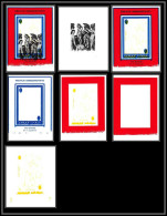 Ajman - 4730/ N°823 Bathers Cezanne French Impressionists Tableau Painting Essais Non Dentelé ** MNH Imperf Proof - Impressionisme