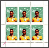 Ajman - 4681/ N°314 A Pelé Santos Neuf ** MNH Football Soccer Erreur Print Error Proof Missing Text - Club Mitici