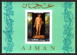 Ajman - 4660/ Bloc N°42 B (281) DURER Tableau Painting Adam Et Eve Deluxe Miniature Sheet Non Dentelé Imperf Neuf ** MNH - Andere & Zonder Classificatie