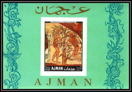 Ajman - 4663/ Bloc N°43 A Fresco Santa Cruz De Maderuelo Tableau Painting Adam Et Eve Neuf ** MNH Deluxe Miniature Sheet - Other & Unclassified