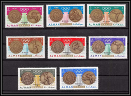 Ajman - 4640/ N°341/348 A Mexico 1968 Jeux Olympiques (olympic Games) Gold Medalists Winners Neuf ** MNH - Ete 1968: Mexico