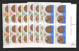 Ajman - 4641/ N°341/348 A Mexico 1968 Jeux Olympiques (olympic Games) Gold Medalists Winners Neuf ** MNH Bloc 4 - Verano 1968: México