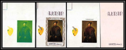 Ajman - 4612/ N°423 B Titian Tiziano Vecellio Tableau Italian Painting Printing Proof Neuf ** MNH Non Dentelé Imperf - Andere & Zonder Classificatie