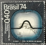 Bresil Brasil Brazil 1974 Telecommunications Yvert 1110 O Used - Oblitérés