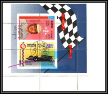 Ajman - 4576/ Bloc N°96 Antony Joseph Foyt Usa MG Motor Racing Voiture (Cars) Printing Error Proof Used Oblitéré - Ajman