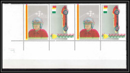 Ajman - 4557/ N°369 Wolfgang Von Trips Germany Ferrari Motor Racing Voiture Cars Color Printing Error Proof Neuf ** MNH - Auto's