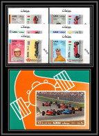 Ajman - 4551H N°369/374 B Manama 152 A/F BF N°91 B F1 Racing Cars Voiture Neuf ** MNH Non Dentelé Imperf Fangio Ferrari - Ajman