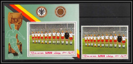 Ajman - 4526c/ Bloc N°84 A + N°368 A German National Football Team 1969 Soccer Neuf ** MNH - 1970 – Mexico