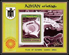 Ajman - 4522/ Bloc N°234 A Jeux Olympiques (olympic Games) Olympic Stadium MUNICH 1972 Neuf ** MNH - Sommer 1972: München