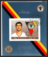 Ajman - 4513/ N°366 B Gerd Muller German Football Soccer Used Printing Proof Non Dentelé Imperf - 1970 – Mexico