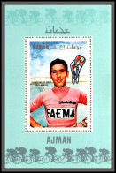 Ajman - 5051 N°354 Eddy Merckx Belge Velo Cycling 1969 Deluxe Miniature Sheet MNH Tour De France 5 Tour De France  - Cycling