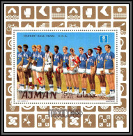 Ajman - 5054 BF N°125 A Basket Ball Team Usa Overprint Spécimen Red MEXICO 1968 Jeux Olympiques (olympic Games) °** MNH  - Summer 1968: Mexico City