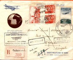 Maroc;FDC 1er Jour; 1950 " Journée Du Timbre " Casablanca,Morocco,Marruecos - Briefe U. Dokumente