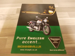 Reclame Advertentie Uit Oud Tijdschrift 2000 - Triumph Bonneville Motor - Advertising