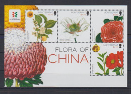Montserrat - 2011 - Flora Of China - Yv 1430/33 - Sonstige & Ohne Zuordnung