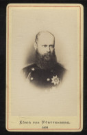 CdV Portrait Roi Karl I. Von Württemberg - Photographie