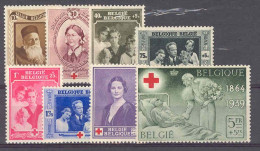 COB 496/03 Belgische Rode Kruis-Croix Rouge De Belgique 1939 MH-met Scharnier-neuf Avec Charniere - Ongebruikt