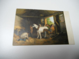 THEME  DIVERS The Stable Morland London England  London Ref 29942-Art-Peinture-L'écurie Morland-Londres-Thème Animal  Ch - Peintures & Tableaux