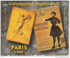 UK(GPT) - Paris 1900 Olympics, Puzzle Of 2 Mercury Cards, CN : 49MERTWOA, Tirage %1044, Mint - Juegos Olímpicos