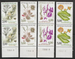 N° 2766 à 2769 Série Nature Fleus Des Etangs Et Marais: Belle Série En Paires De 2 Timbres Neif Impeccable - Unused Stamps