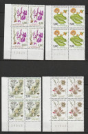 N° 2766 à 2769 Série Nature Fleus Des Etangs Et Marais: Belle Série En Blocs De 4 Timbres Neif Impeccable - Unused Stamps