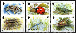 Jersey 2002 - Mi.Nr. 1034 - 1039 - Postfrisch MNH - Insekten Insects - Autres & Non Classés