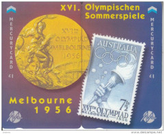UK(GPT) - Melbourne 1956 Olympics, Puzzle Of 2 Mercury Cards, CN : 20MERB, Tirage %1044, Mint - Giochi Olimpici
