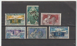1925 N°210 à 215 Arts Décoratifs Paris Oblittérés (lot 344b) - Used Stamps