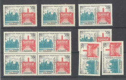 Yvert  1176 - Jumelage Paris-Rome - Lot De 10 Timbres Dont 1 Bloc De 4 S Sans Traces De Charnières - Ongebruikt