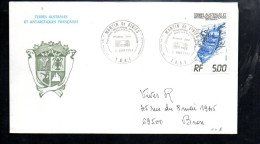 TAAF 1983 LETTRE DE MARTIN DE VIVIES - Covers & Documents