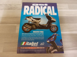 Reclame Advertentie Uit Oud Tijdschrift 1999 -  Italjet Moto - Dragster D180LC - Advertising