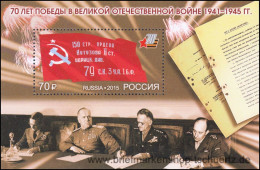 Russland 2015, Mi. Bl. 218 ** - Blocks & Sheetlets & Panes