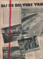 Artikel Delvers Zwarte Goud , Koolmijnen Limburg - Orig. Knipsel Coupure Tijdschrift Magazine - 1932 - Unclassified