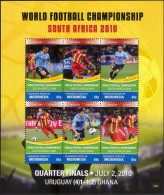 Micronesia - 2010 - Word Cup: Uruguay 1 X 1 Ghana - Yv 1800/05 - 2010 – Zuid-Afrika