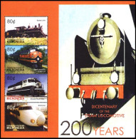 Micronesia - 2004 - Trains - Yv 1305/08 - Eisenbahnen
