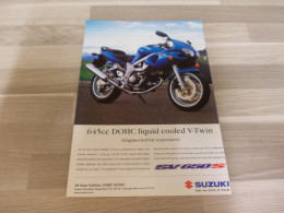 Reclame Advertentie Uit Oud Tijdschrift 1999 - Suzuki SV650S - Advertising