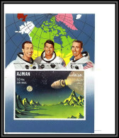 Ajman - 2960/ N°67 B Apollo 7 Moon SCHIRRA Espace (space) Non Dentelé Imperf Neuf ** MNH Printing Proof - Asia