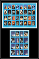 Ajman - 2964/ N°593/612 B Apollo And Gemini 1970 Espace (space) Feuille Complete (sheet) Neuf ** MNH Non Dentelé Imperf - Asien