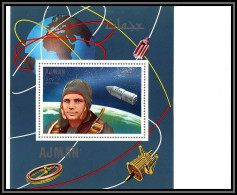 Ajman - 2947/ N°333 A Gagarine Gagarin Spacecraft Espace (space) Deluxe Miniature Sheet Neuf ** MNH Proof - Asia